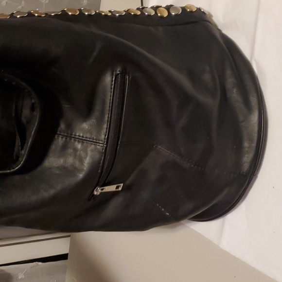 STUDDED SEXY SPIKE ANKLE BOOTS WITH HEELS SZ 8/M - Picture 7 of 10